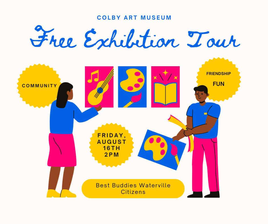 Colby Art Museum tour august 2024